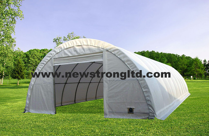 Triangle Work Tent KB355 3x2,5x1,9 (lxwxh) with opening / door at both ends  - Work and welding tents - Holm & Holm A/S